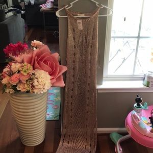 Rose gold swimsuit cover